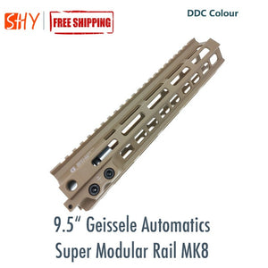 9.5“ Geissele Automatics Super Modular Rail MK8 M-Lok Handguard For Toy Water Gel Ball Blaster Airsoft AEG GBB