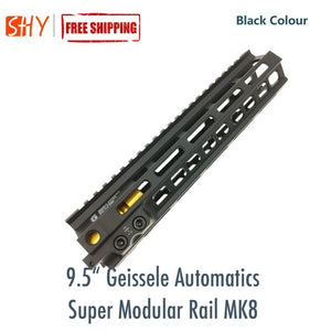 9.5“ Geissele Automatics Super Modular Rail MK8 M-Lok Handguard For Toy Water Gel Ball Blaster Airsoft AEG GBB