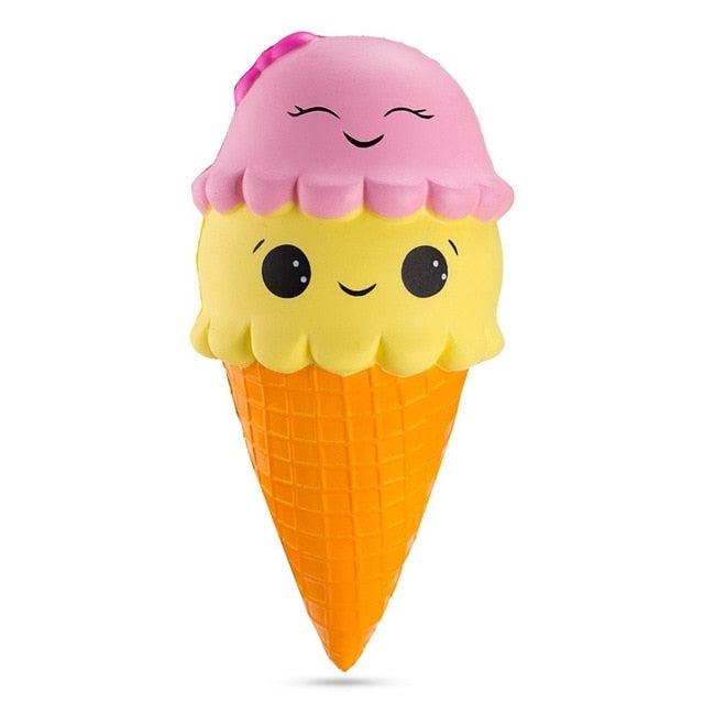 Jumbo Cute Popcorn Cake Hamburger Squishy Unicorn Milk Slow Rising  Squeeze Toy Scented Stress Relief for Kid Fun Gift Toy