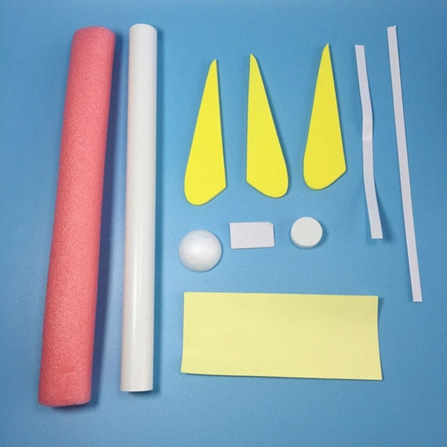 Saizhi Kids Scientific Toys Diy Science Educational Kits Rocket Launcher Toy Tutside Game Physics School Teaching Aids