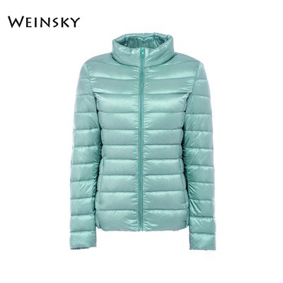 Spring Autumn Women Ultralight Thin Down Jacket White Duck Down Hooded Jackets Warm Winter Coat Parka Female Portable Outwear