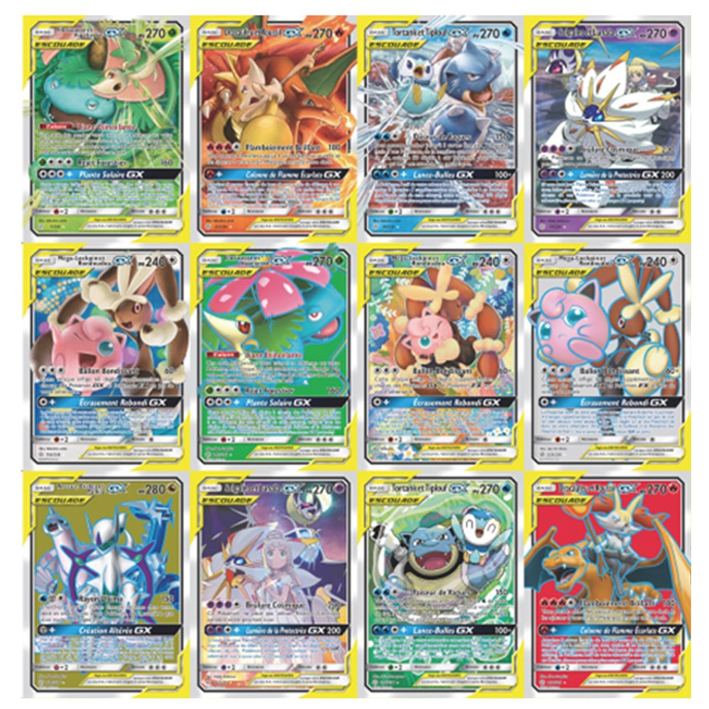 300Pcs English GX Tag Team Shining TAKARA TOMY Pokemon Cards English Game Battle Carte 200pcs Trading Cards Game Children Toy