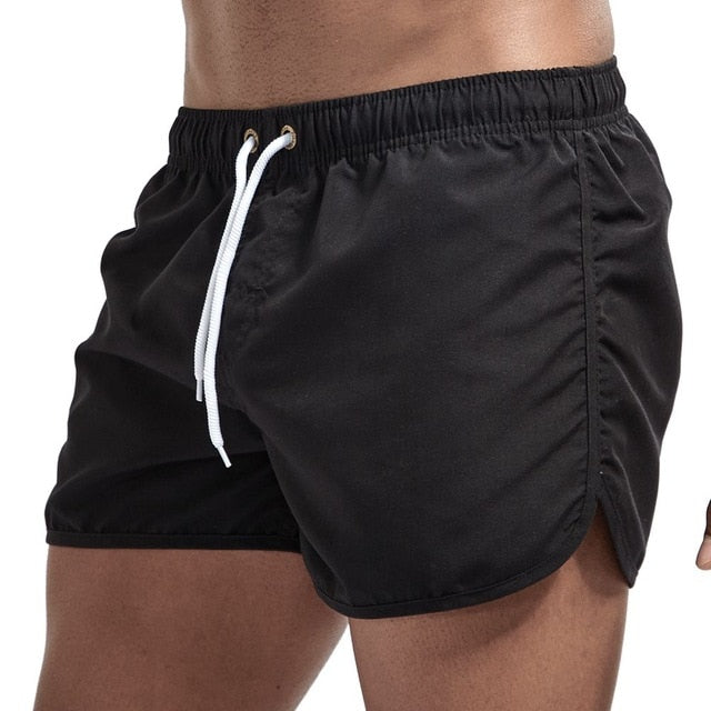 JOCKMAIL Mens Swimwear Swim Shorts Trunks Beach Board Shorts Swimming Pants Swimsuits Mens Running Sports Surffing shorts