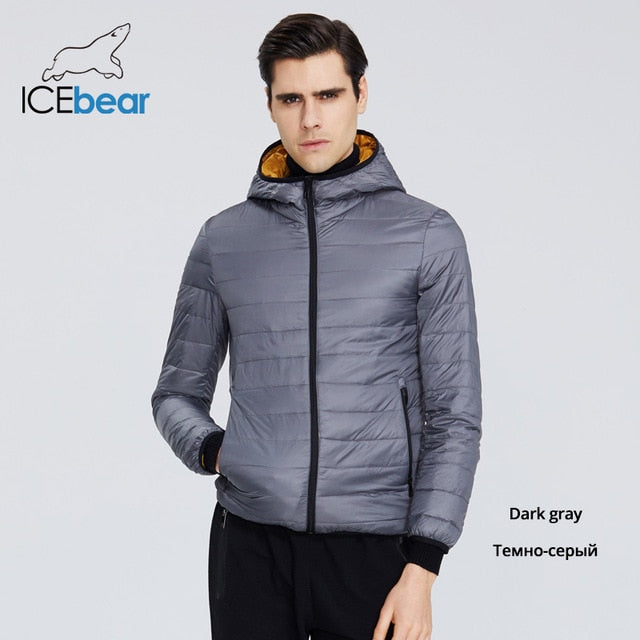 ICEbear 2020 New lightweight men's down coat stylish casual men jacket male hooded jacket brand men clothing MWY19998D