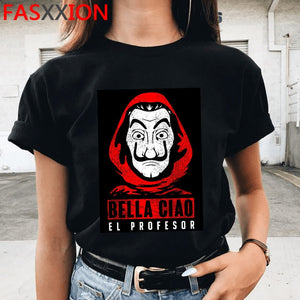 Camisetas con estampado De La Casa De Papel De Money Heist, camiseta Harajuku De La Casa De Papel para hombre, camiseta De verano Bella Ciao, camisetas geniales para hombre