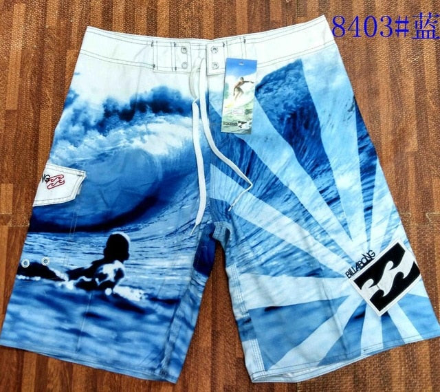 Pantalones cortos informales de verano para hombre, nuevos pantalones cortos impermeables para la playa, transpirables, cintura elástica, pantalones cortos casuales a la moda para hombre