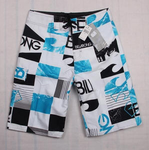 Pantalones cortos informales de verano para hombre, nuevos pantalones cortos impermeables para la playa, transpirables, cintura elástica, pantalones cortos casuales a la moda para hombre
