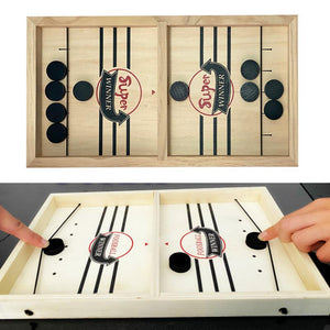 Dropshipping Hot Sale Paced Sling Puck Winner Fun Toys For Family Child Kids Board-Game Party Game Time Funny Toys Fast Hockey