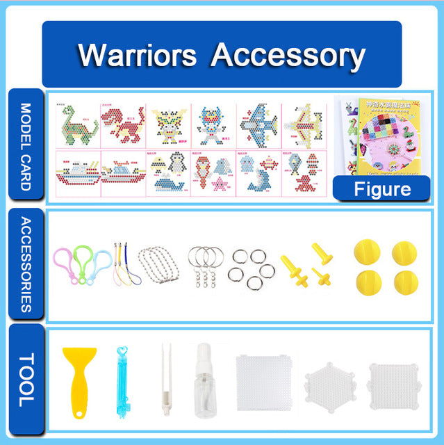 Yantjouet water Magic Sticky Beads 24color/set 3100pcs with accessary Toys for Children Education Brain Aqua Girls Boys