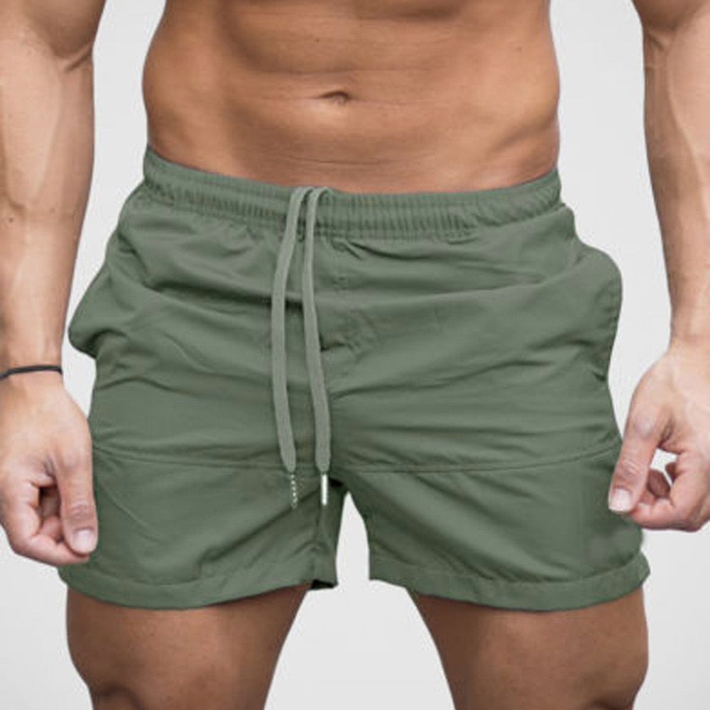 short masculino fashion pantalones cortos hombre Men Gym Casual Sports Jogging Elasticated Waist Shorts Pants Trousers